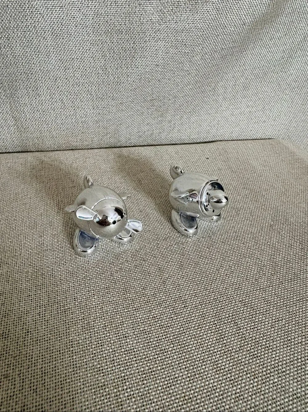 Virgin Atlantic Airplane Salt & Pepper Shakers Cruet Set Unused Airline Memorabi